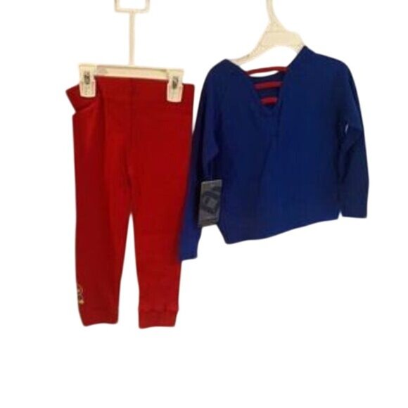 Kansas Jayhawks long sleeve and leggings set size 3T New - Picture 5 of 6